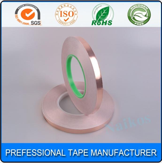 耐高温自粘单双导铜箔胶带 耐高温自粘单双导铜箔胶带