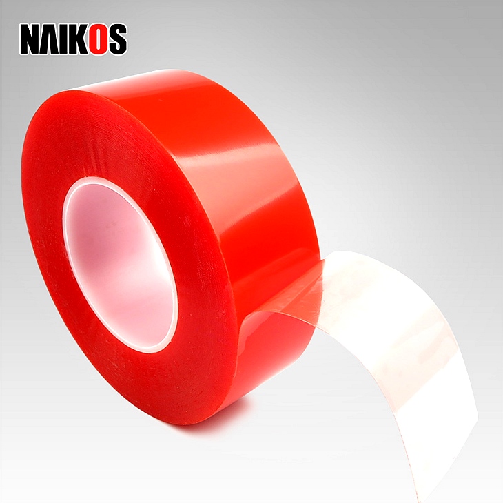 红膜PET双面胶带厂家直销 防水高透明 红膜PET双面胶带厂家直销 防水高透明