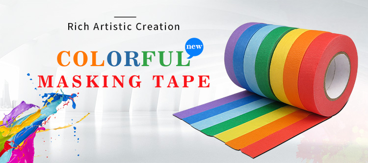 colorful masking tape banner colorful masking tape banner